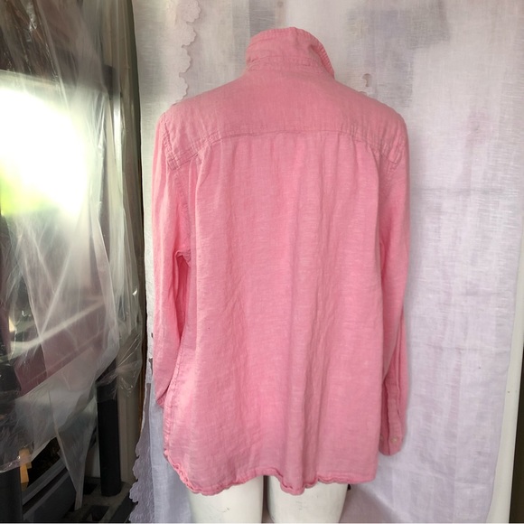 Pretty pink button up ladies 1x shirt by joe fresh - Picture 2 of 4